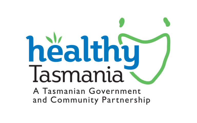 Logo for Healthy Tasmania: A Tasmanian Government and Community Partnership