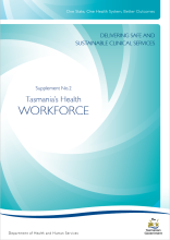 Thumbnail image of the OHS supplement 2 - Tasmania's Health Workforce