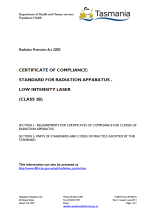 Thumbnail image of RPA0318 Standard for Compliance Laser LILT form