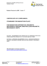 Thumbnail image of the RPA0506 Standard of Compliance MRI NMR Standard Place form