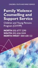 Family Violence Counselling and Support Service children and young persons program thumbnail